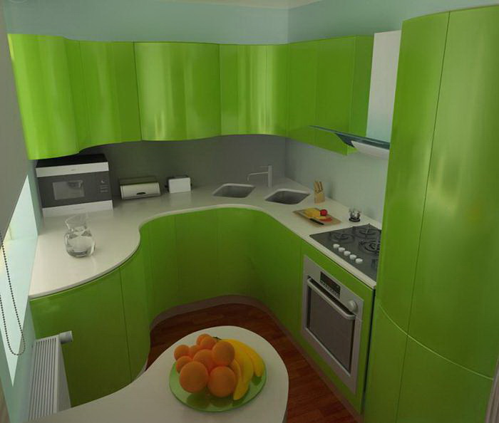 Дизайн маленької кухні 